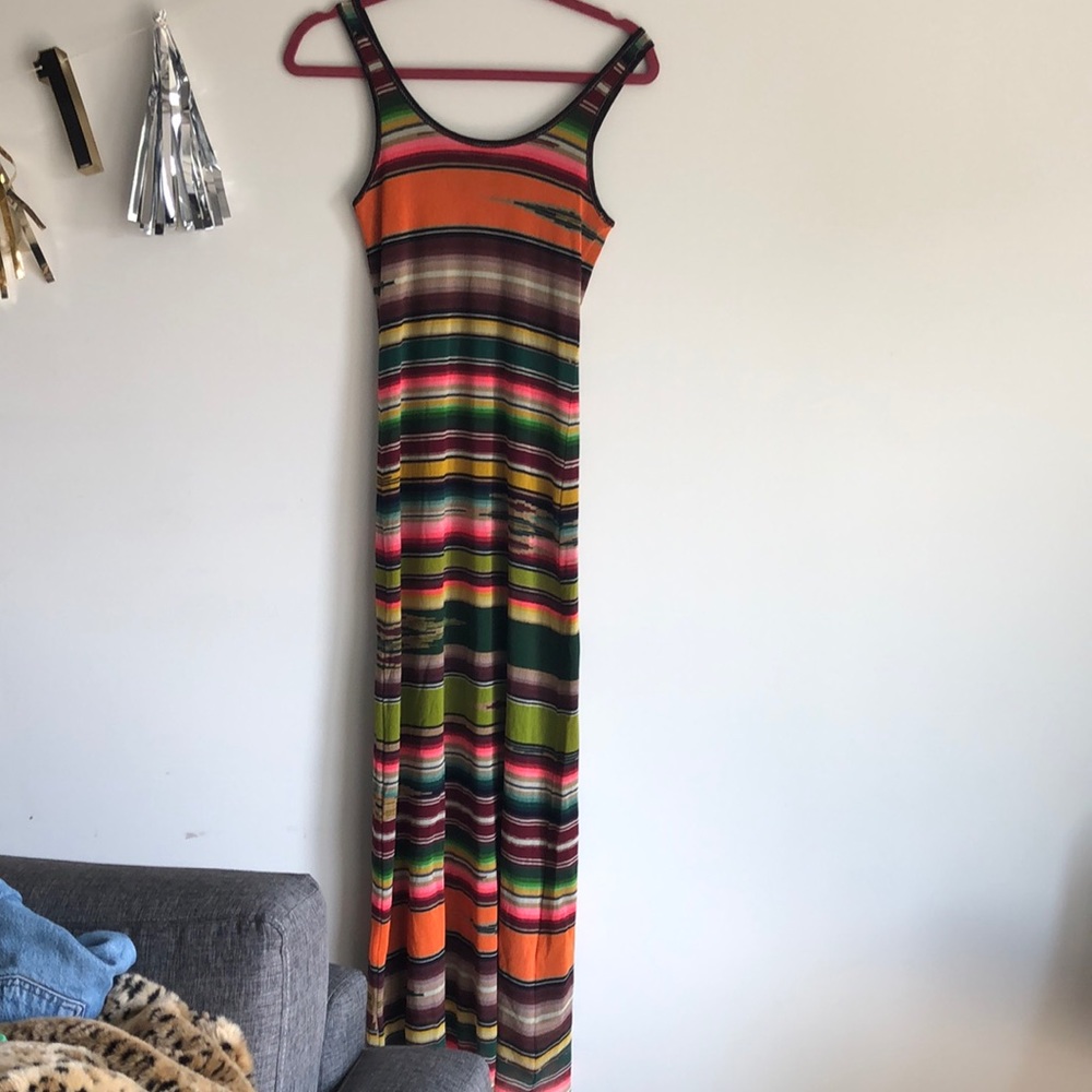 SOLD Jean Paul Gaultier Southwest Mesh Maxi Dress